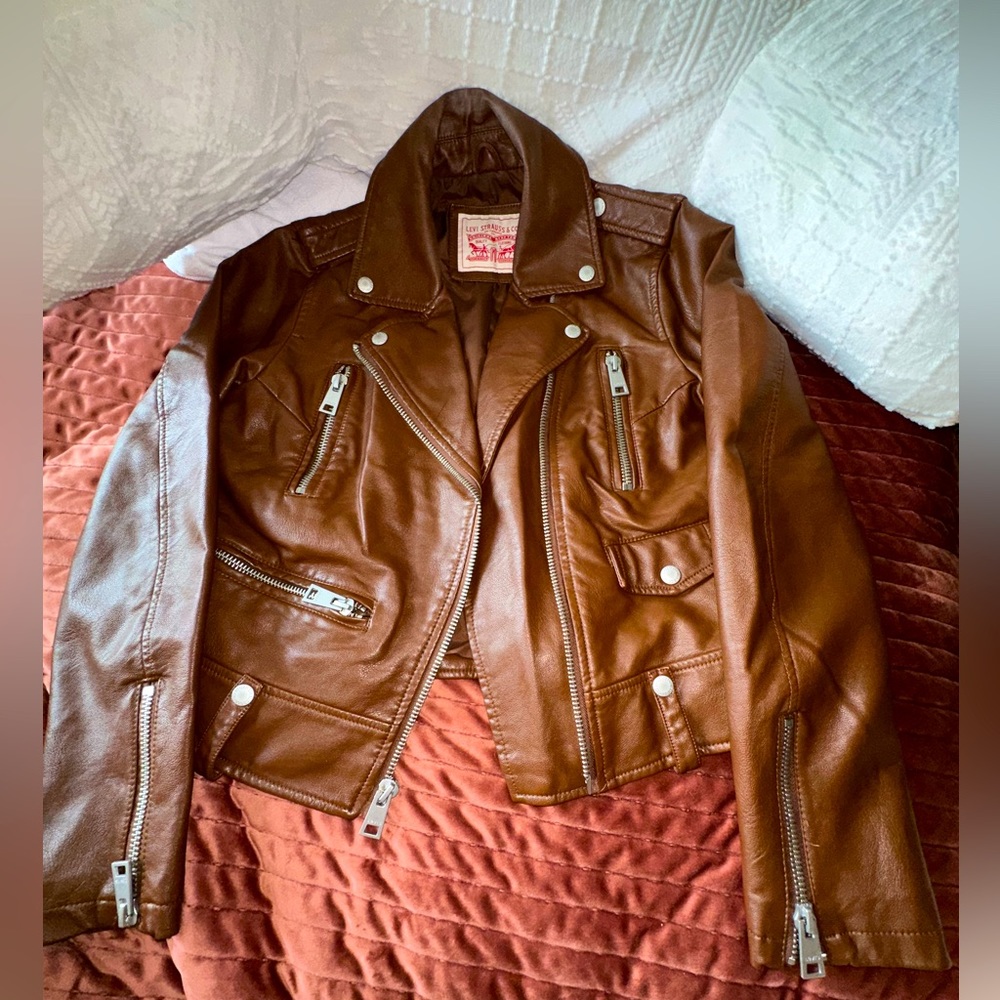 Levi’s Leather Moto Jacket